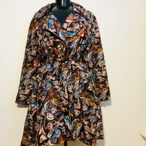 Nicole Miller Silk Motorcycle Jacket